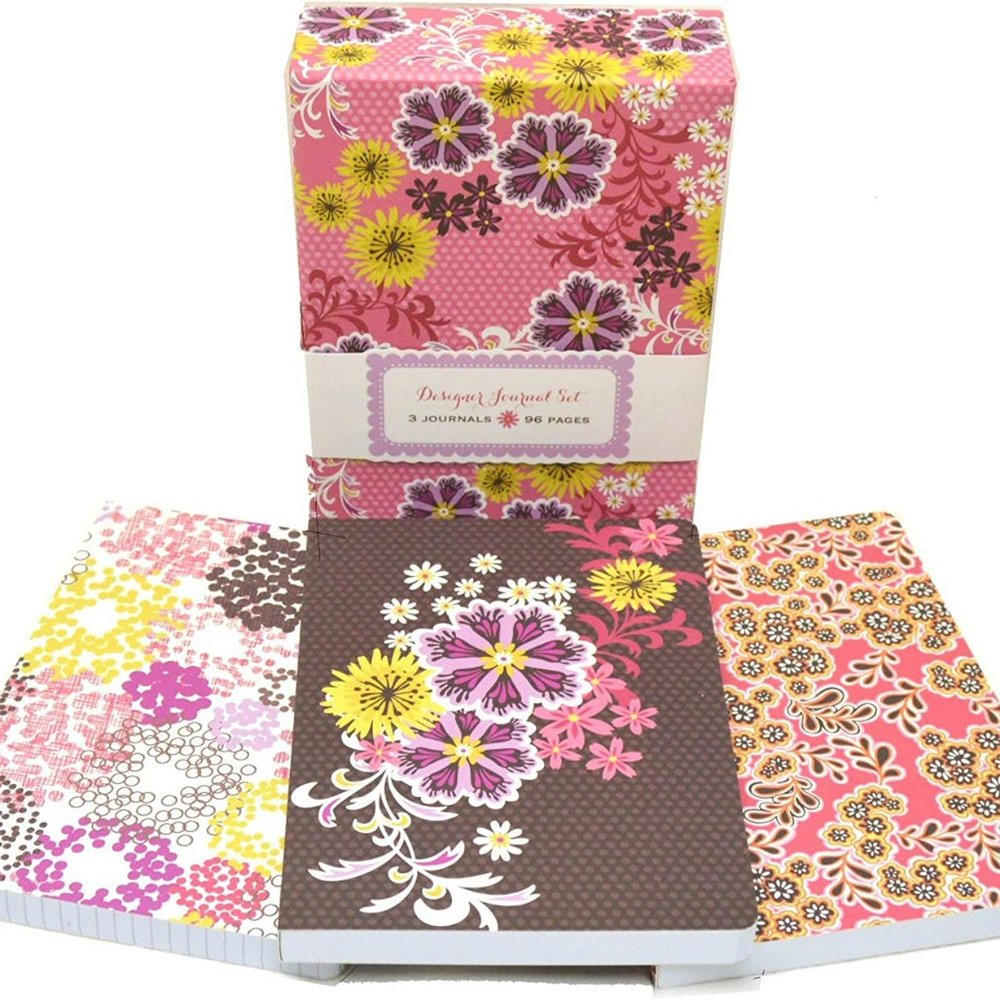 Fashion Journal 3-Book Set by Crown Point Graphics | 4-x-6-Inches, 96 Pages PINK